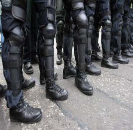 police brutality police boots